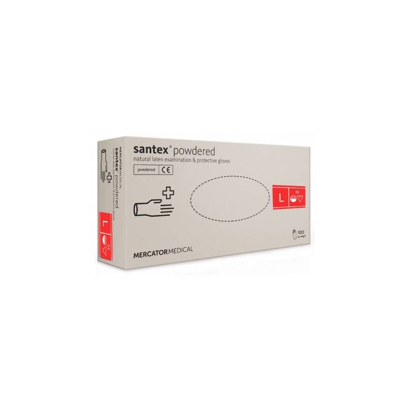 Rękawiczki  lateksowe L 100 szt