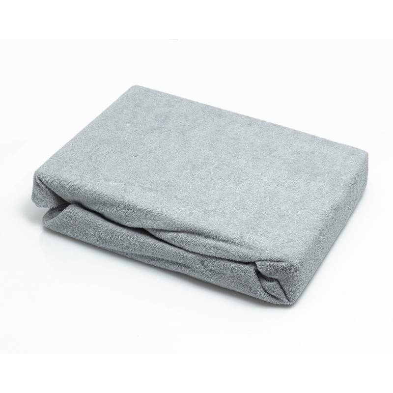 Prześcieradło frotte na fotel kosmetyczny szare