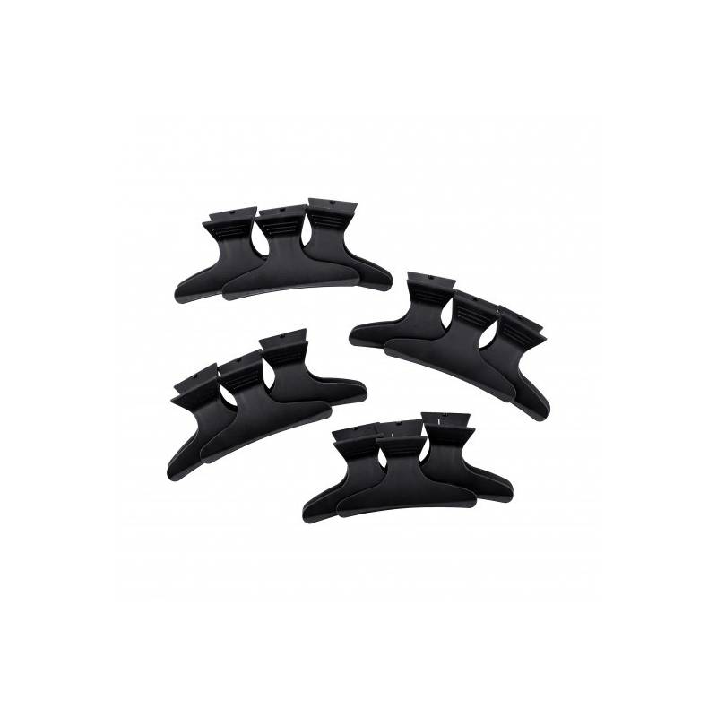 Klamry do włosów plastikowe 12szt