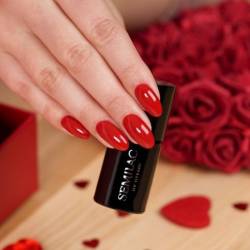 Semilac Gorgeous Red 345 Lakier hybrydowy UV Hybrid 7ml