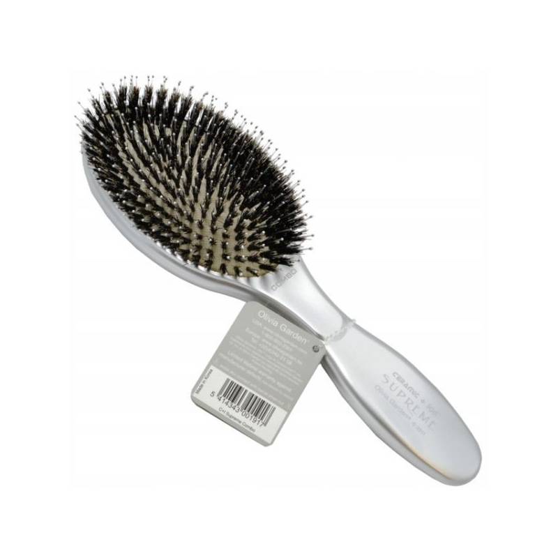 Olivia Garden Ceramic Ion, szczotka ceramiczna  Combo srebrna