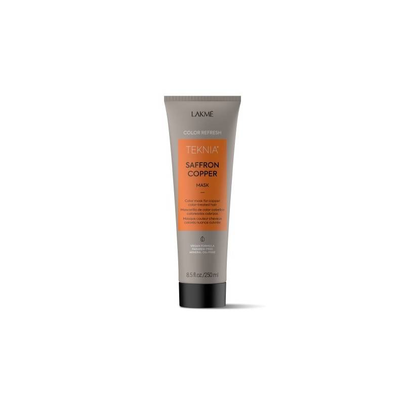 Lakme Teknia Color Refresh Saffron Copper Maska do Włosów w Odcieniach Miedzi i Rudości 250 ml