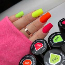 Semilac Neon Yellow 565 Lakier hybrydowy UV Hybrid 7ml
