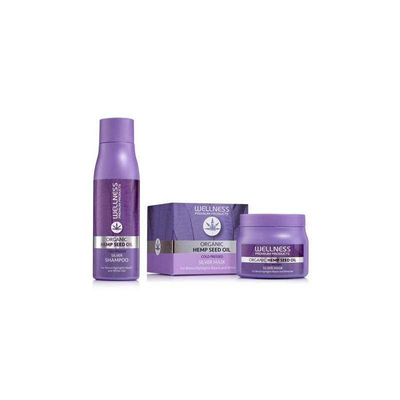 WELLNESS PREMIUM PRODUCTS zestaw silver szampon 500 ml maska 500 ml
