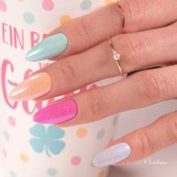 Semilac Top No Wipe Sparkling Pink T17 Top do lakierów hybrydowych 7ml