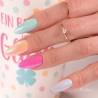 Semilac Top No Wipe Sparkling Pink T17 Top do lakierów hybrydowych 7ml