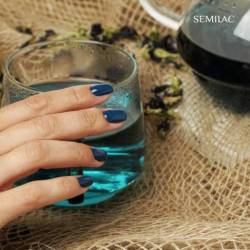 Semilac 406 Lakier hybrydowy Blue Tea 7ml