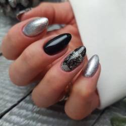 Semilac Black Lace 06 Folia Transferowa