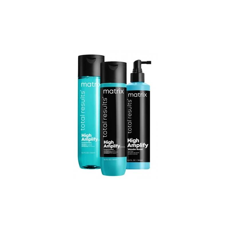 Matrix High Amplify zestaw kosmetyków na objętość 300ml + 300ml + 250ml