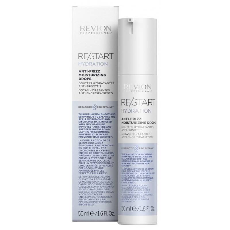 Revlon restart Nawilżające krople przeciw puszeniu się włosów 50 ml