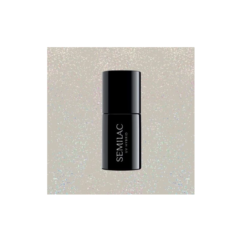 Semilac 328 lakier hybrydowy Chilled Beige Shimmer 7ml