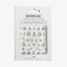 Semilac 05 Nail Stickers Xmas Theme Silver