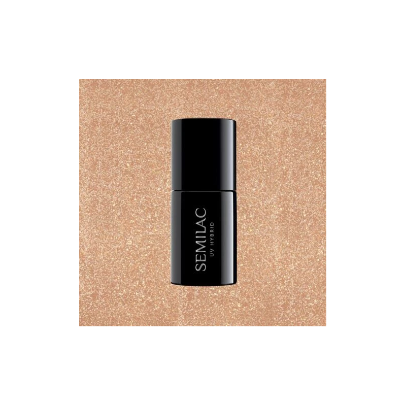 Semilac Lakier 307 Hybrydowy Golden Icing 7 ml