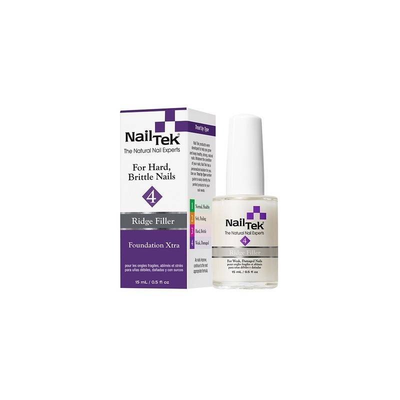 Nail Tek Odżywka wygładzająca podkład RidgeFiller Foundation Xtra 4 15 ml