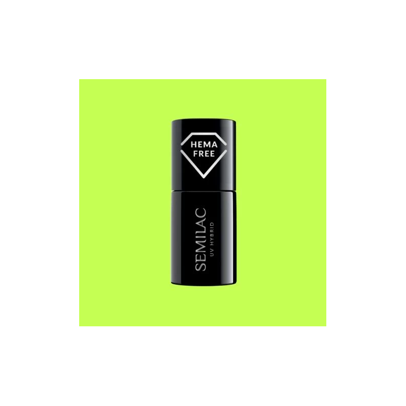 Semilac Lakier hybrydowy 440 Energetic Lime 7 ml