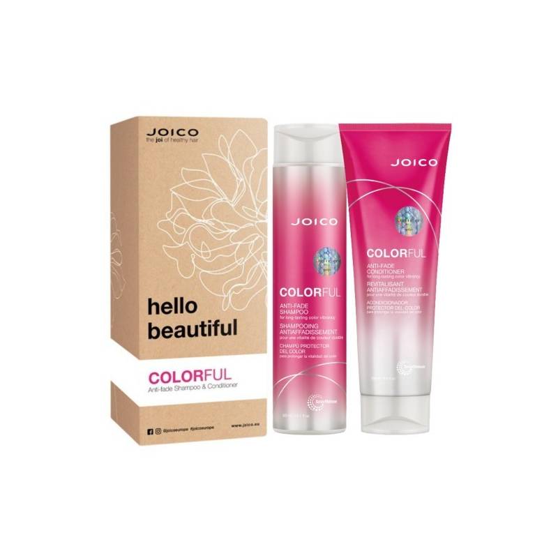 Joico colorful anti-fade Zestaw do włosów farbowanych szampon 250ml i odżywka 250 ml