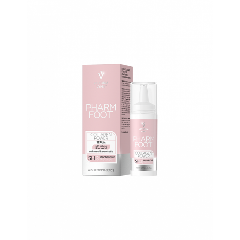 Victoria Vynn Pharm Foot Collagen Power Serum Kolagenowe Z Olejkiem Z Drzewa Herbacianego 15 ml
