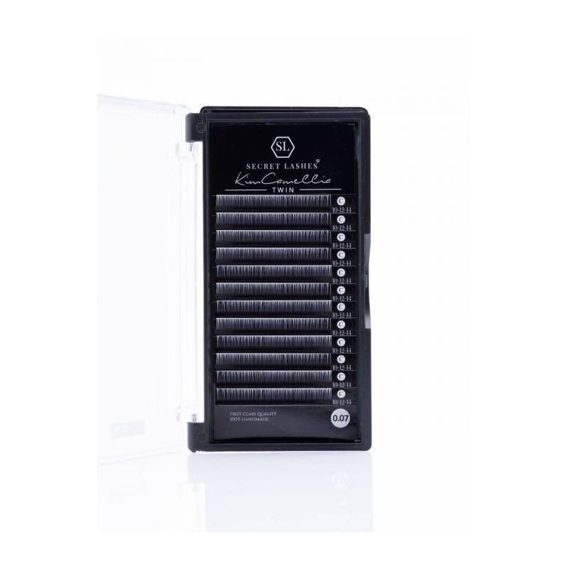 Secret Lashes Rzęsy Kim Camellia TWIN Volume C 0.7 10-12-14