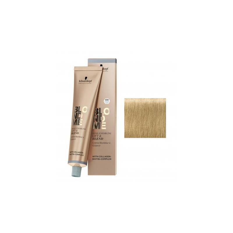 Schwarzkopf Blond Me Lift&Blend krem rozjaśniający kryjący białe włosy caramel 60ml