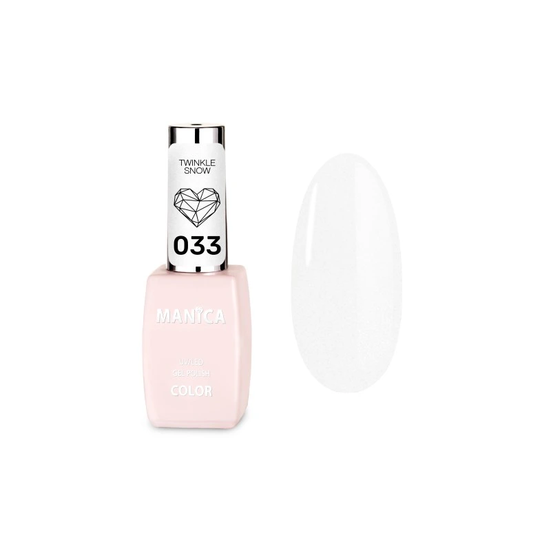 Manica Lakier hybrydowy - Twinkle Snow 033 10ml