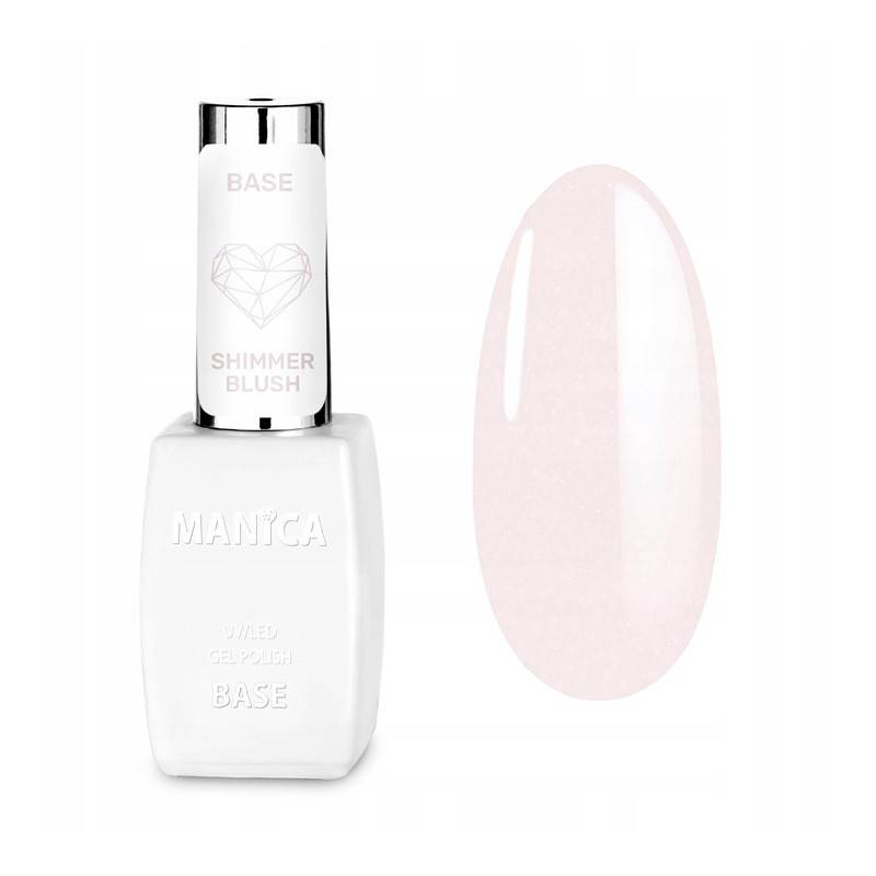 Manica baza hybrydowa UV/LED Gel Shimmer Blush 10ml