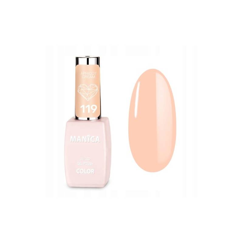 Manica Lakier hybrydowy - Apricot Cream 119 10ml