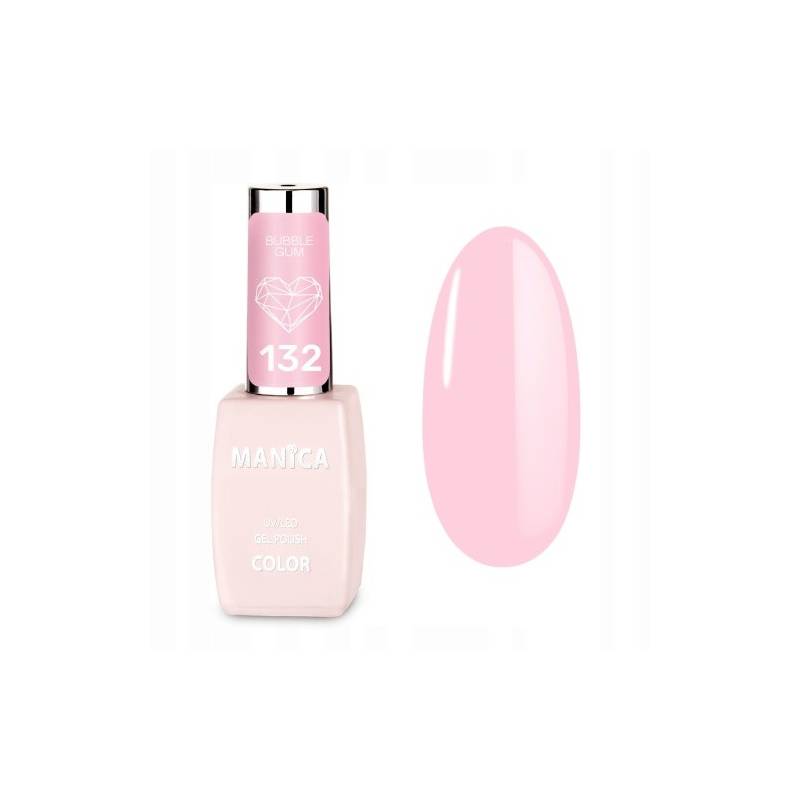 Manica Lakier hybrydowy - Bubble Gum 132 10ml Manica Lakier hybrydowy - Bubble Gum 132 10ml