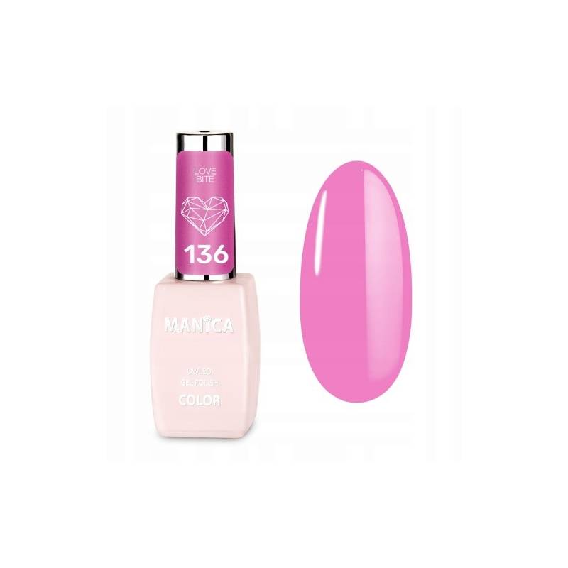 Manica Lakier hybrydowy - Love Bite 136 10ml