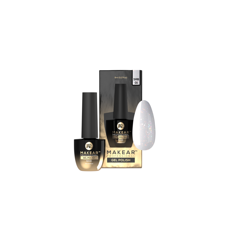 Makear SRB01 Lyra - Sparkling Rubber Base 8 ml