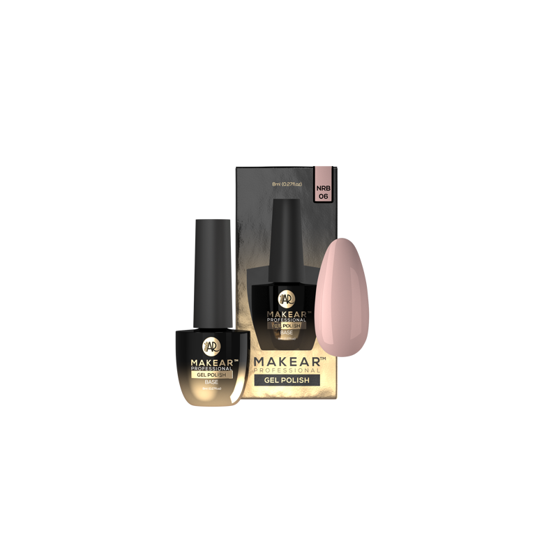 Makear NRB06 Smoky Beige - Nude Rubber Base 8 ml