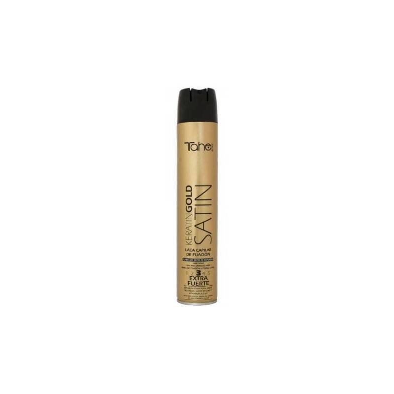 Tahe Botanic Gold Satin lakier do włosów suchych i zniszczonych mocno utrwalający 400ml