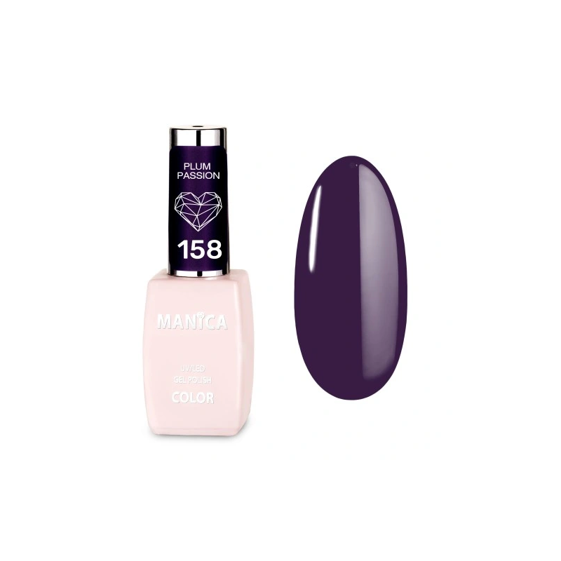 Manica Lakier hybrydowy - Plum Passion 158 10 ml