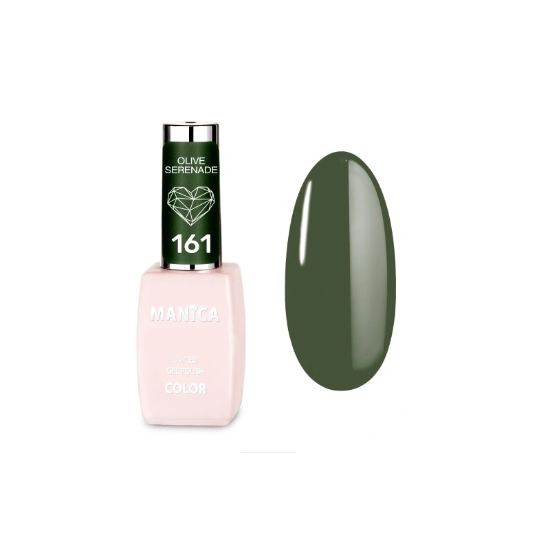 Manica Lakier hybrydowy - Olive Serenade 161 10 ml