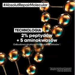 Loreal Absolut Repair Molecular Koncentrat wzmacniająca strukturę włosów bez spłukiwania 190ml