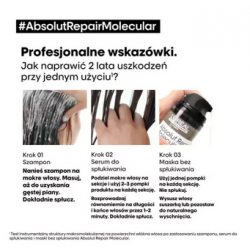 Loreal Absolut Repair Molecular Koncentrat wzmacniająca strukturę włosów bez spłukiwania 190ml