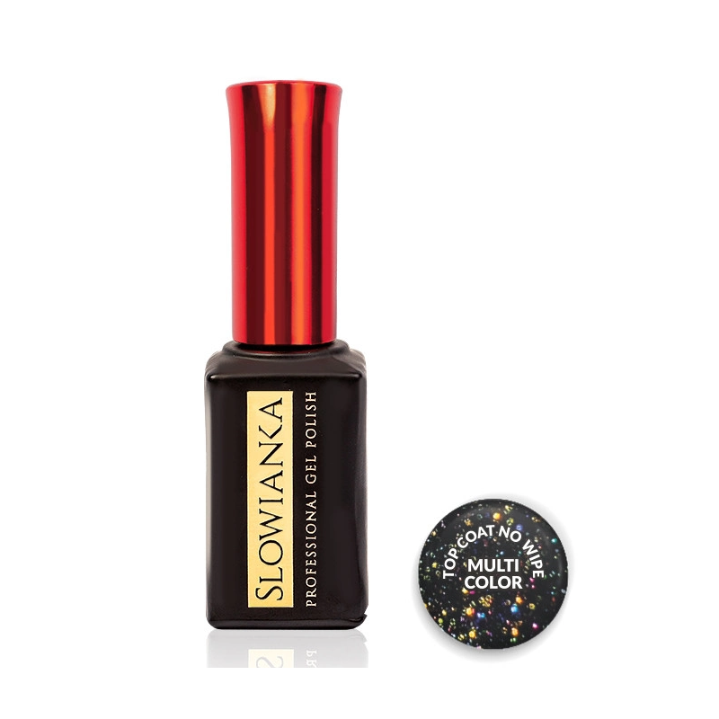 Slowianka  Top Coat No Wipe Multicolor 10ml