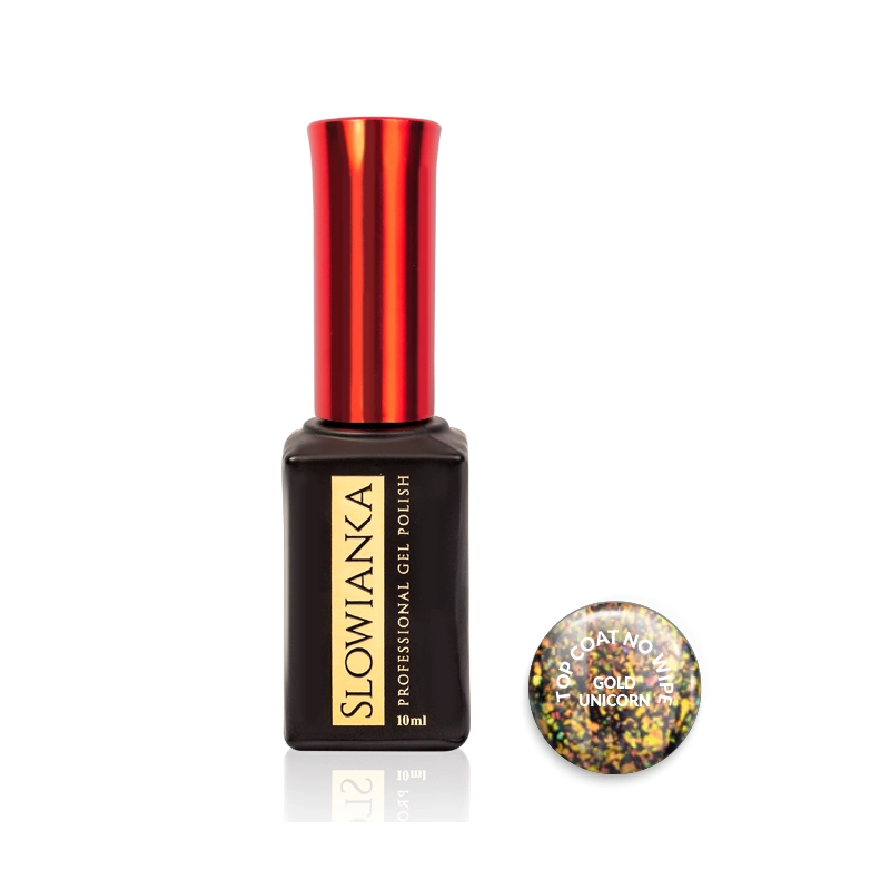 Slowianka  Top Coat No Wipe Flash Gold 10ml