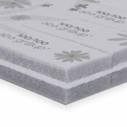 Aba Group Blok jednorazowych polerek do odrywania “Flowers” 100/180 15 sztuk