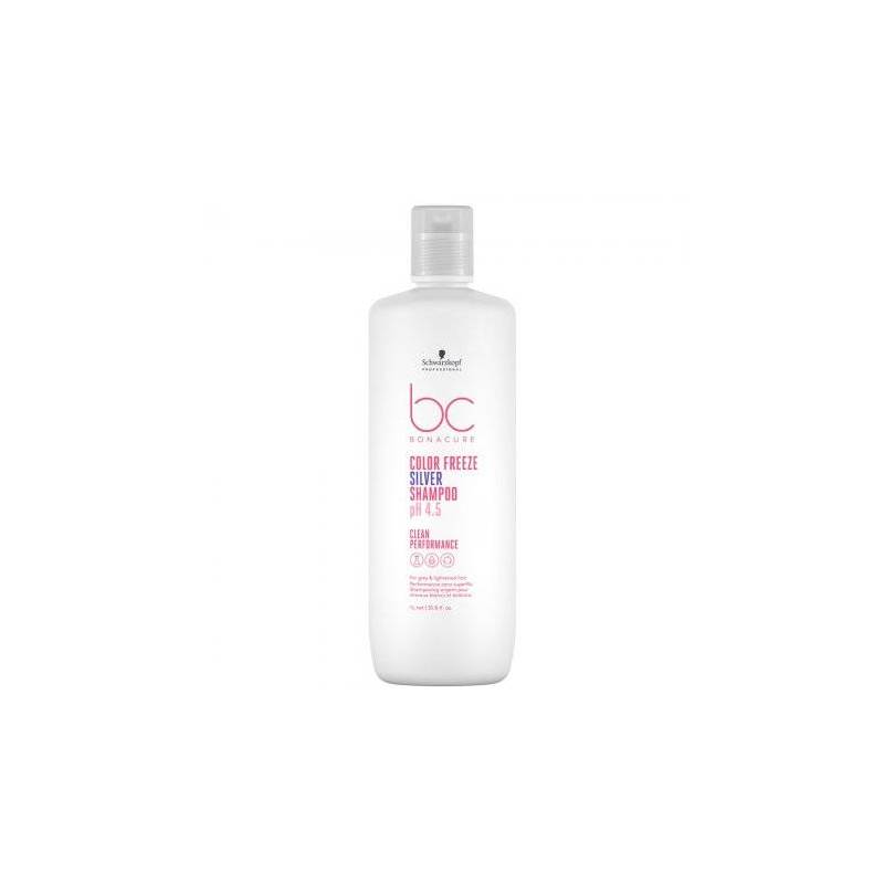Schwarzkopf BC Color Freeze Silver szampon ochładzający odcień blond ph 4.5 1000ml