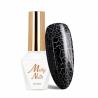 Molly Nails Lakier hybrydowy Crackle Gel black  8g