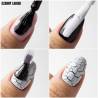 Molly Nails Lakier hybrydowy Crackle Gel WHITE 8g
