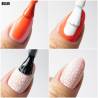Molly Nails Lakier hybrydowy Crackle Gel WHITE 8g