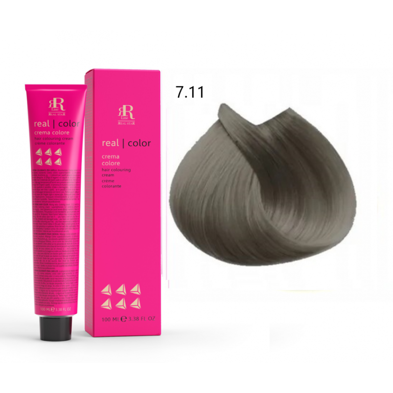 RR Line farba 7.11 100 ml intensywny blond popielaty