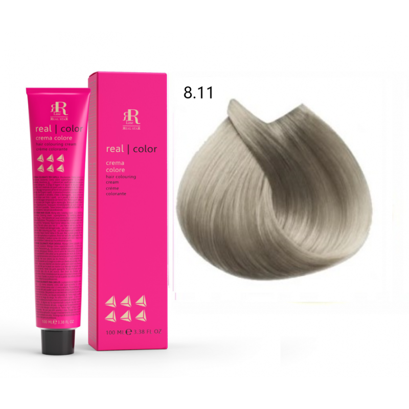 RR Line farba 8.11 100 ml intensywny jasny blond popielaty