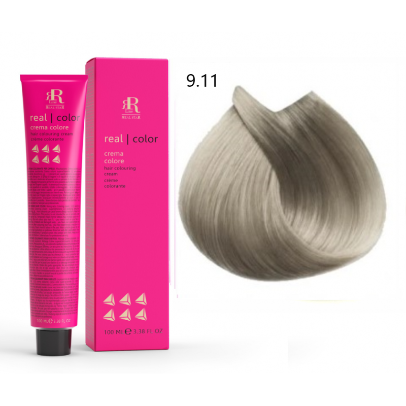 RR Line farba 9.11 100 ml bardzo wyraźny intensywny blond popielaty