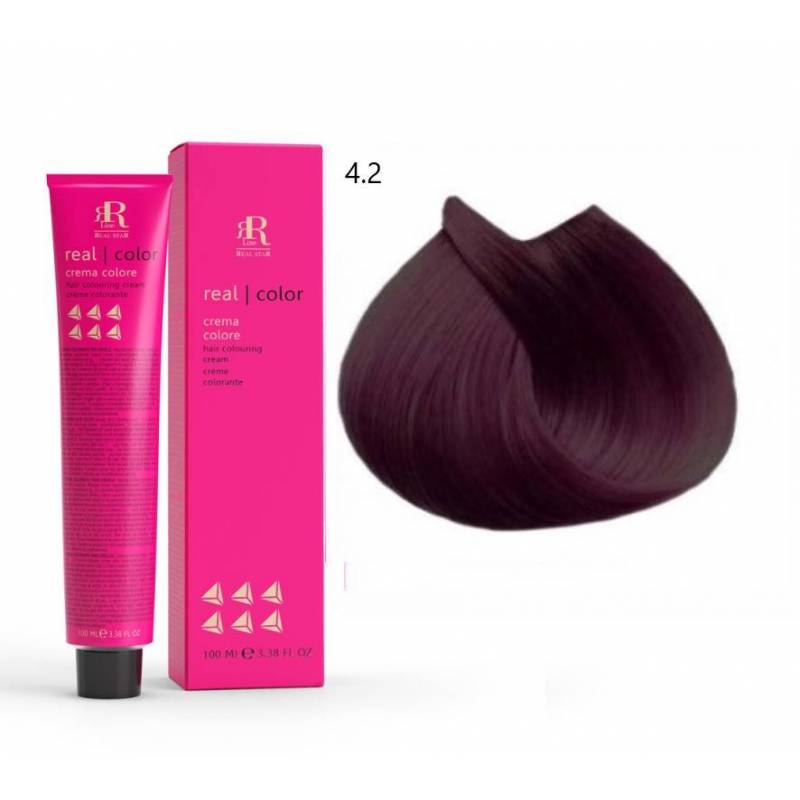 RR Line farba 4.2 100 ml brąz intensywnie fioletowy