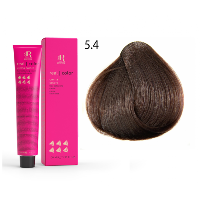 RR Line farba 5.4 100 ml jasny miedziany brąz