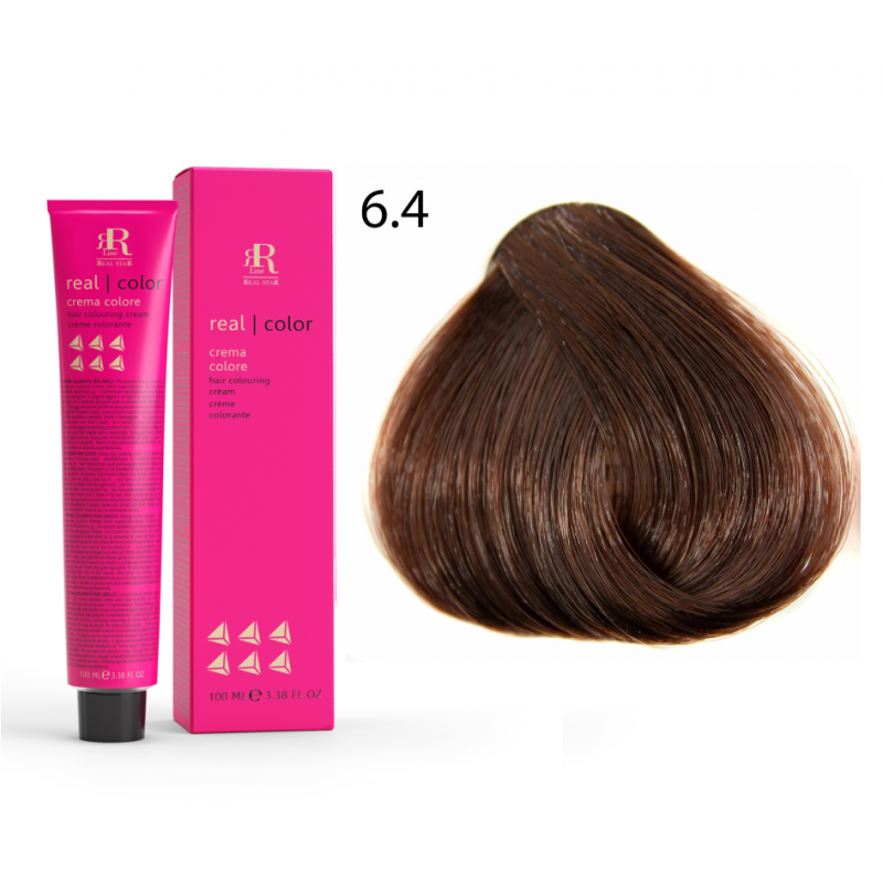 RR Line farba 6.4 100 ml ciemny blond miedziany