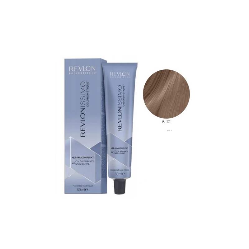 Revlon Colorsmetique farba 6.12 ciemny opalizujący ciemny blond 60 ml