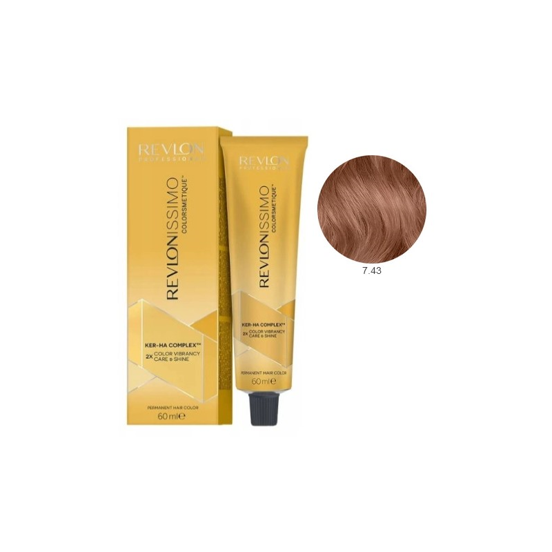 Revlon Colorsmetique farba 7.43 średni miedziany złoty blond 60 ml